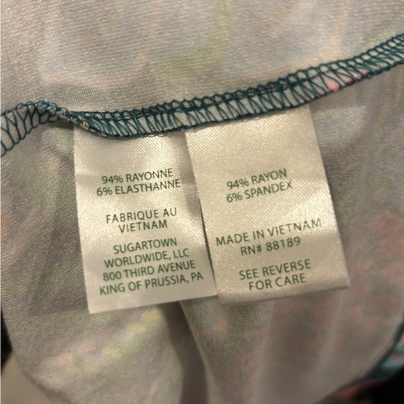 Lilly Pulitzer Chiara Tiered Dress Sunshine Jungle Floral Dress Size Medium - Picture 12 of 16